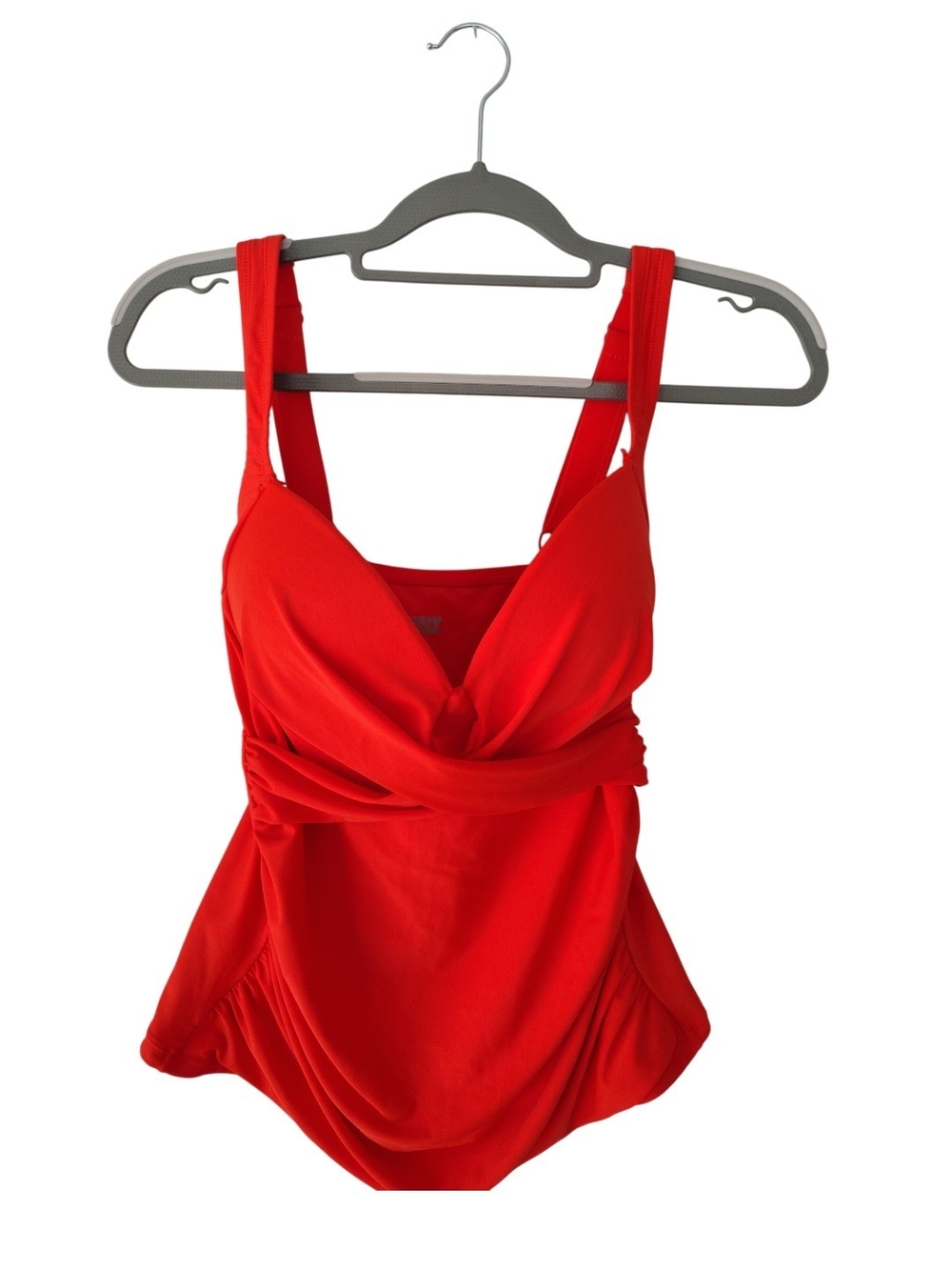 Orange Wave Zone Tankini